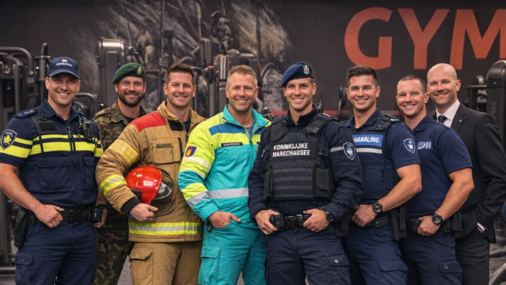 Speciale sportschool abonnementen voor politie, defensie en hulpdiensten 